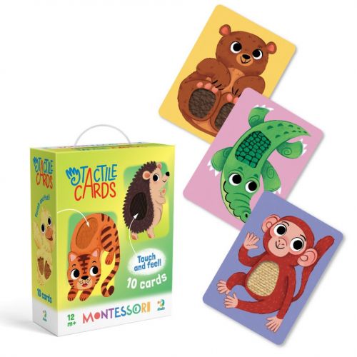 Baby toys Tactile Montessori Flashcards "Baby animals"