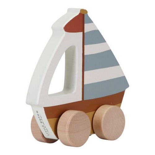 Dragleksak i trä Wooden boat Saylors Bay