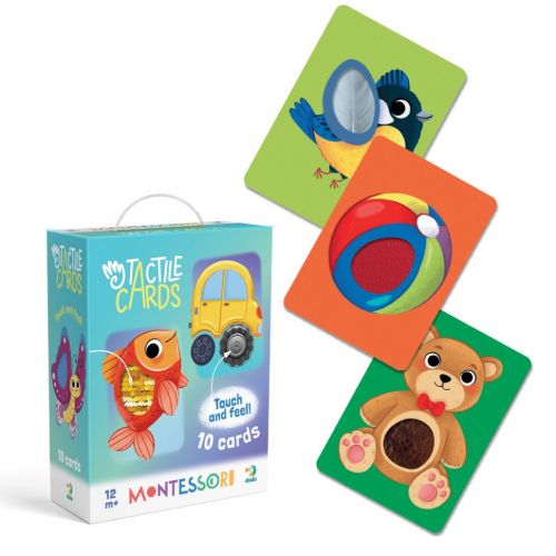 Baby toys Tactile Montessori Flashcards "On the walk"