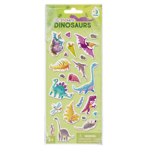 Outdoor game 3D stickers Dinosaurs
